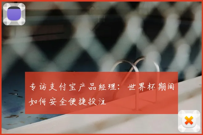 专访支付宝产品经理:世界杯期间如何安全便捷投注