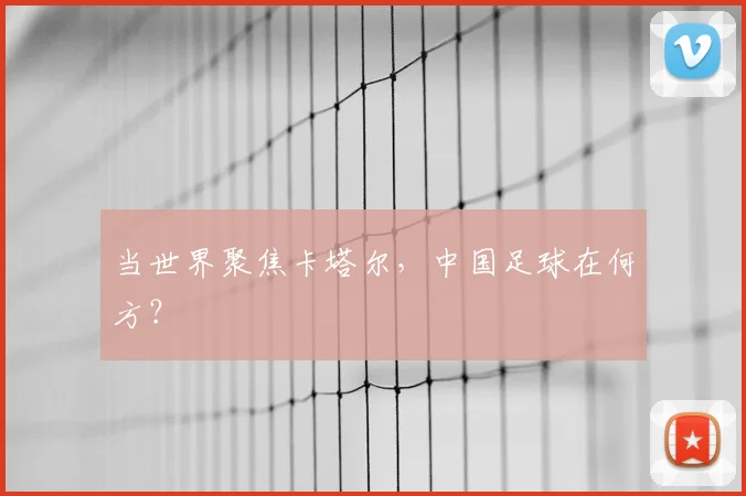 当世界聚焦卡塔尔，中国足球在何方？