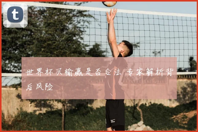 世界杯买输赢是否合法 专家解析背后风险